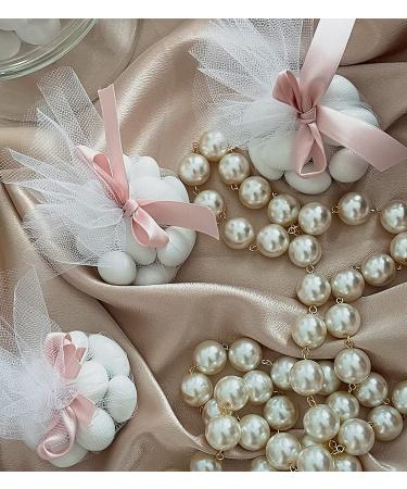 White Jordan Almonds Candy Bulk - 5LB by Sconza - Wedding Favors - Sweet Candy Coated Almonds - Buy Online on SooperMarket.com