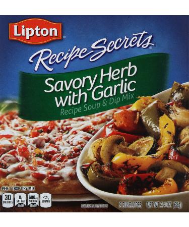 Lipton Recipe Secrets Savory Herb with Garlic Soup and Dip Mix - 2.4 oz