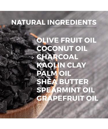Rustic Maka Activated Charcoal + Clay Natural Soap Bar for Acne & Oil Control - Face & Body Detox - Buy Online on SooperMarket.com