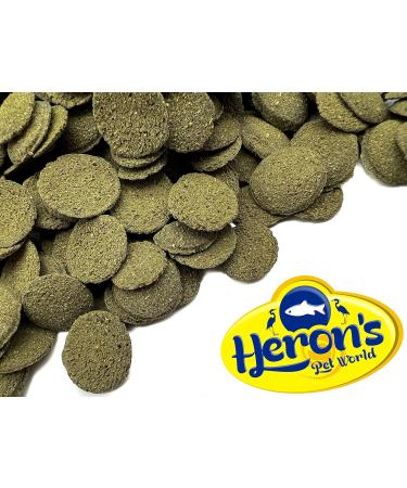 HERONS Spirulina Algae Wafers 200g - Sinking Wafers for Bottom-Feeding Fish - Fiber-Rich Immune Support - Buy Online on SooperMarket.com