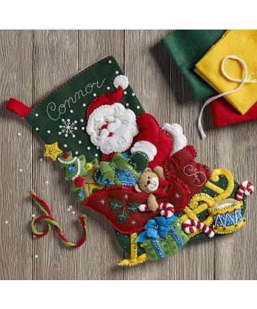 Bucilla Santa's Sleigh Stocking Kit - Multicolor - Buy Online on SooperMarket.com