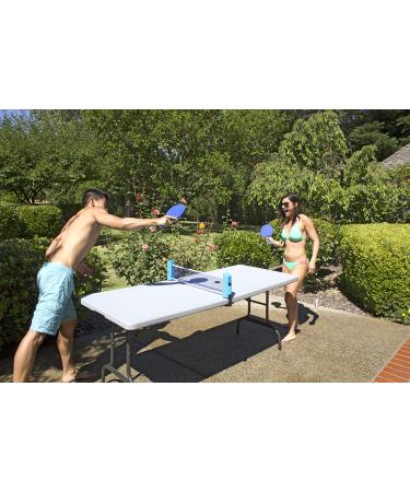 Poolmaster Portable Table Tennis Ping Pong Game Set, Blue