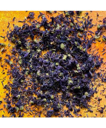 'Melody Blue' - 50g- Dried Edible Flower Petals - Blue Cornflower and Purple Mallow - Food Grade - Culinary - Cake - Bake - Decoration (342) - Buy Online on SooperMarket.com