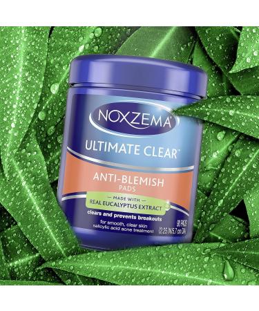 Noxzema Ultimate Clear Face Pads - 90 Count - Acne Prevention & Treatment with 60% Alcohol - Buy Online on SooperMarket.com
