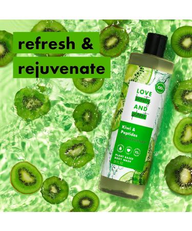 Love Beauty and Planet Kiwi Peptides Body Wash - Plant-Based 100% Biodegradable Refresh & Rejuvenate Skin 20 fl oz - Buy Online on SooperMarket.com