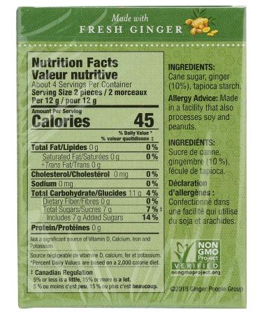 Organic Ginger People Chewy Travel Snack 1.6 oz - Natural & Delicious - Buy Online on SooperMarket.com