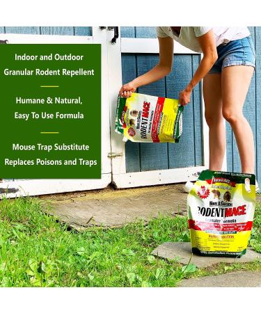 Natures MACE Rodent Repellent 6lb - Covers 1,000 Sq. Ft. - Repel Mice & Rats - Keep Home, Garage, Attic, and Crawl Space Rodent-Free - Safe for Children & Pets - 6lb Pack - Buy Online on SooperMarket.com