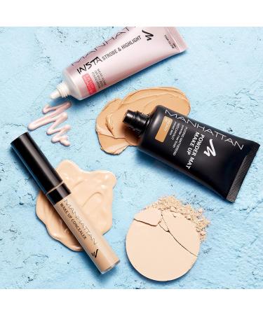 Manhattan Wake Up Concealer - Liquid Concealer for Dark Circles & Redness Porcelain Color 7ml - Fast International Shipping - Buy Online on SooperMarket.com