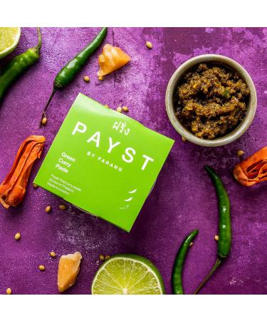 Payst Fresh Thai Green Curry Paste. Fresh Handmade in London Authentic Thai cooking paste. 100g. Serves 2. - Buy Online on SooperMarket.com