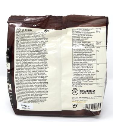 Callebaut 4 x 400g Bundle - Belgian Dark Milk & White Chocolate Couverture (Callets) - Buy Online on SooperMarket.com