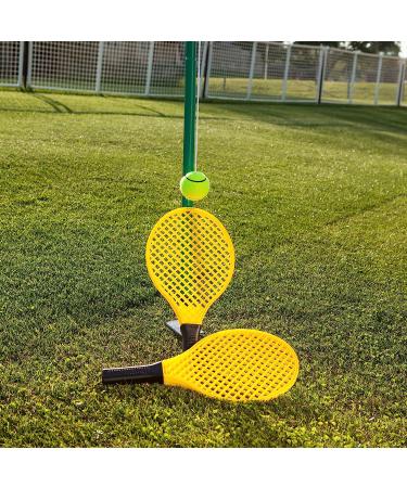 Champion Sports TTGAME Tetherball Tennis Swingball Outdoor Game for Kids & Adults - Backyard Tether Kit with Tennis Ball and Paddle Set - Buy Online on SooperMarket.com