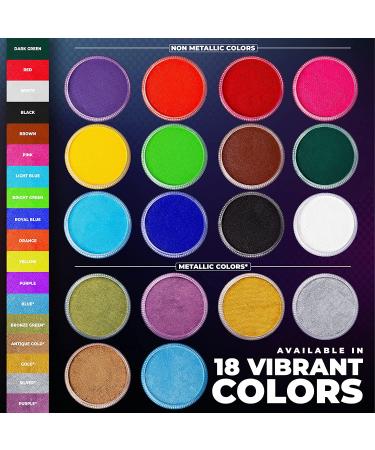 Blue Squid PRO Face Paint - Bright Lime Green (30gm) | Superior Quality Water Based Makeup for Adults, Kids & SFX - Buy Online on SooperMarket.com