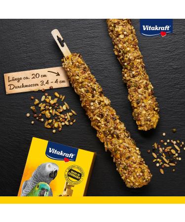 Vitakraft Crackers for Parrots - Honey & Anise Snack Sticks No Added Sugar (2 Pieces) - International Shipping Available - Buy Online on SooperMarket.com