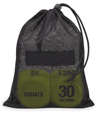 SPRI Exercise Dice for Group Fitness & Classes - Includes Push Ups, Squats, Lunges, Jumping Jacks, Crunches & Wildcard - with Carrying Bag - Buy Online on SooperMarket.com