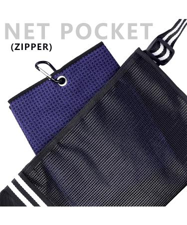 CHAMPKEY Professional Golf Sunday Bag - Lightweight Carry Bag for 3-9 Clubs - 6 Pockets & Adjustable Strap - Ideal for Golf Course & Travel - Black - Buy Online on SooperMarket.com