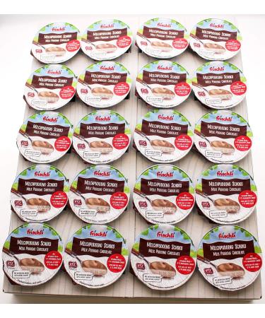 frischli milk pudding chocolate pack of 20 (20 x 85g)