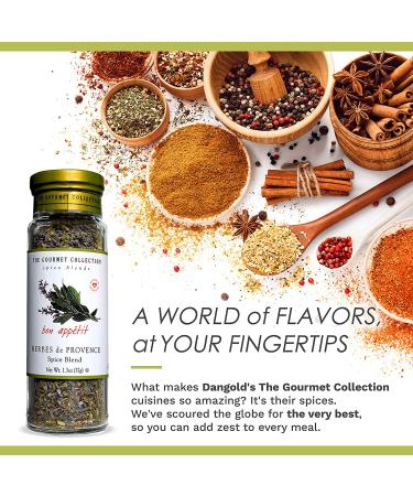 Gourmet Collection Herbes De Provence Spice Blend with Lavender - Salt-Free Seasoning for Chicken, Fish, and Soups - 156 Servings - Buy Online on SooperMarket.com