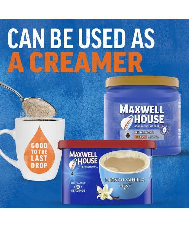Maxwell House International French Vanilla Instant Coffee Beverage Mix - 4 Pack (8.4 oz Canisters) - Buy Online on SooperMarket.com