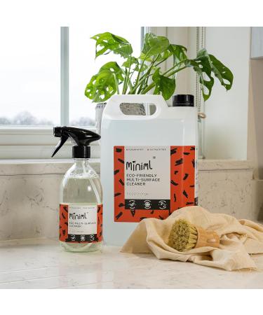 Miniml Eco Multi-Surface Cleaner 5L Refill - Blood Orange Scented | Natural Plant-Based, Vegan & Cruelty-Free Formula | For All Surfaces, Floors, Walls, Glass, Kitchen, Bathroom - Buy Online on SooperMarket.com
