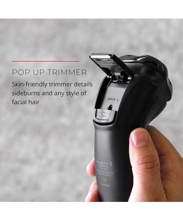 Buy Remington PR1235 R3 Power Series Rotary Shaver - Men's Electric Razor in Black | Fast Worldwide Shipping - Buy Online on SooperMarket.com