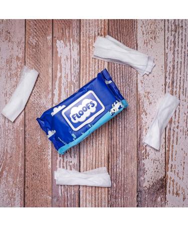 Floofs Wet Wipes for Dogs & Cats | 100 Perfume-Free Antibacterial Hypoallergenic Cleaning Towels | 15x20cm | Ideal Dog Wipes for Sensitive Skin - Buy Online on SooperMarket.com