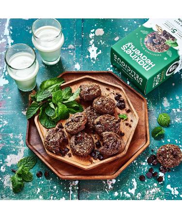Maxine's Heavenly Mint Chocolate Chunk Cookies | Vegan & Gluten Free | Sweetened with Coconut Sugar & Dates | Low Sugar & Dairy Free | 7.2 oz (2 pack) - Buy Online on SooperMarket.com