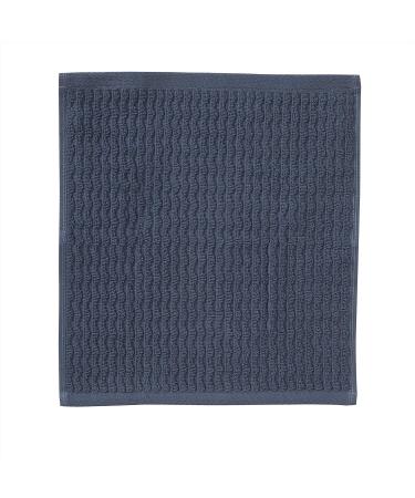 SKL Home Longborough 100% Turkish Cotton Washcloth Set - 12x12 - Denim Blue - 4 Pack - Buy Online on SooperMarket.com