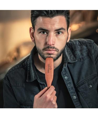 ZilberHaar Long Hair & Beard Brush - Soft 2nd Cut Boar Bristles & Pearwood - Ideal Beard Care for Men - 8.6 Inches - Buy Online on SooperMarket.com
