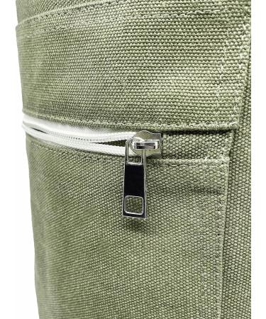 Jaegvida Army Green Yoga Mat Storage Bag with Adjustable Strap and Pocket - Buy Online on SooperMarket.com