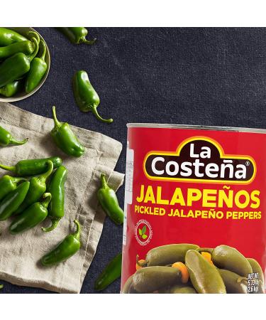 La Costena Pepper Jalapeno Whole #10 93oz - Authentic Mexican Flavors | Buy Online - Buy Online on SooperMarket.com