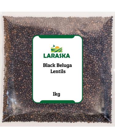 Black Beluga Lentils 1kg by Laraska