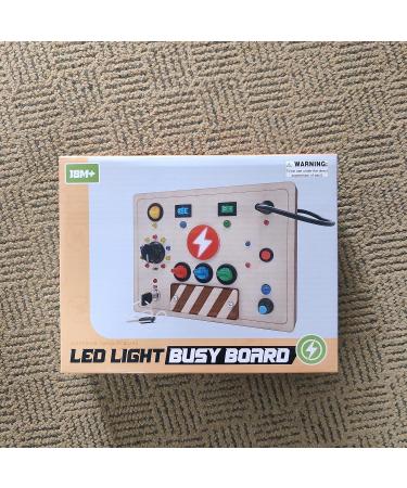 Joyreal Montessori Busy Board | Educational Wooden Toys for Toddlers 2-4 Years | Motor Skills Development - Buy Online on SooperMarket.com