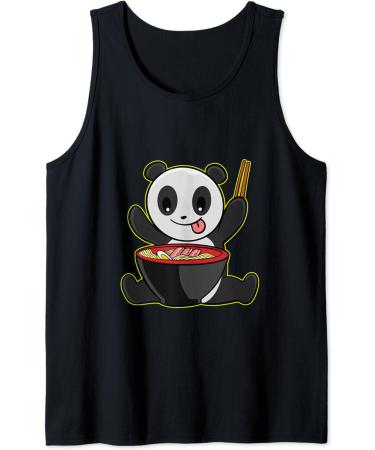 Panda Ramen Kawaii Pandas Japanese Noodles Tank Top