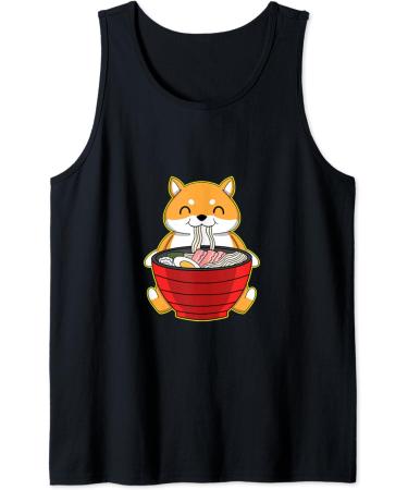 fox ramen kawaii foxes Japanese noodles Tank Top