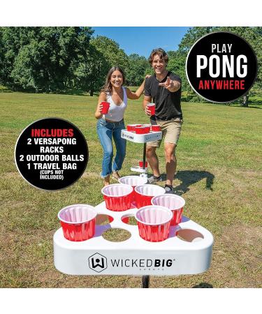 Versapong Portable Beer Pong Table with Carry Case & Balls - Buy Online on SooperMarket.com