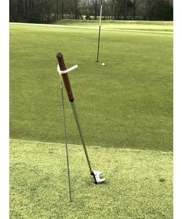 V-Shaped Golf Club Stand - Durable Stainless Steel Design for Clean, Dry, and Visible Clubs - Portable Golf Club Holder - Buy Online on SooperMarket.com