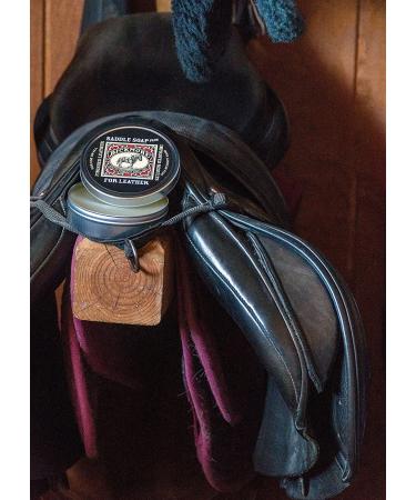 Bickmore Saddle Soap Plus - 6.5oz Leather Cleaner & Conditioner with Lanolin - Restore & Protect Your Leather - Buy Online on SooperMarket.com