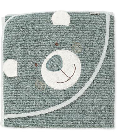 Buy Sterntaler Bear Ben Washing Glove & Hooded Bath Towel Bundle Soft Cotton for Infants Green 0+ Months International Shipping Available - Buy Online on SooperMarket.com