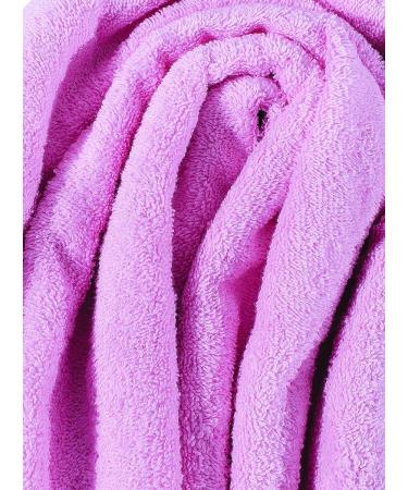 Soft Hooded Baby Bath Towel | Absorbent New Born Essential - Pink 75x78 cm - Buy Online on SooperMarket.com