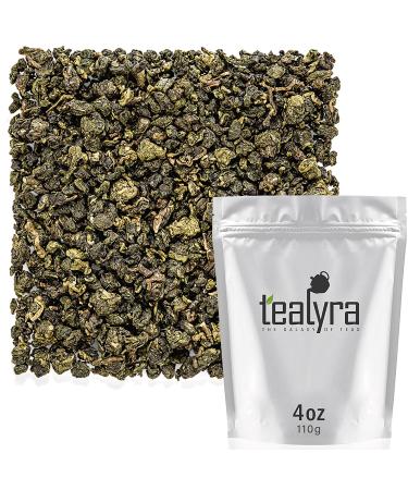 Tealyra Jin Xuan Milk Supreme Oolong Tea - 110g Loose Leaf - High Mountain Taiwanese Oolong - Organically Grown and Naturally Processed - Unique Taste and Aroma - Medium Caffeine - 4oz Pack - Buy Online on SooperMarket.com