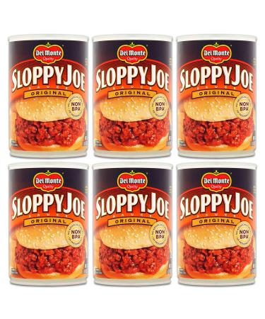 Del Monte Sloppy Joe Sauce Original 15 Oz (Pack of 6) 15 Ounce (Pack of 6)