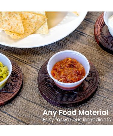 Fit Meal Prep 250 Pack 2 oz BPA Free Plastic Portion Cups - Disposable Mini Containers for Jello Shots, Sauce, Condiments - 250 Count - Buy Online on SooperMarket.com