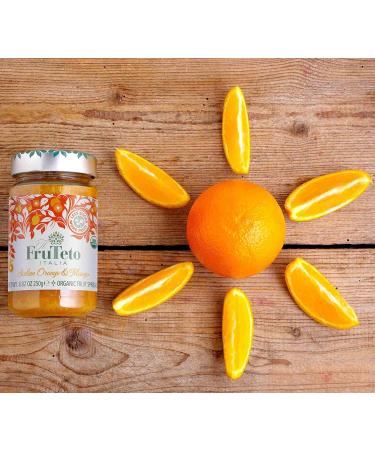 il FruTeto Italia Orange & Mango Organic Fruit Spread. 250g. Made in Tuscany only with Fruit. No Added Sugar. No Preservatives. - Buy Online on SooperMarket.com