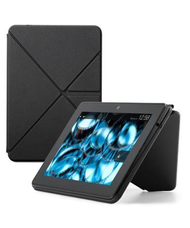 Amazon Kindle Fire HDX Standing Polyurethane Origami Case (will only fit Kindle Fire HDX 7"), Mineral Black Black Standard