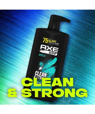 AXE 2-in-1 Shampoo & Conditioner Apollo - Clean & Strong Hair Sage & Cedarwood 100% Recycled Bottle 28 oz | International Shipping - Buy Online on SooperMarket.com