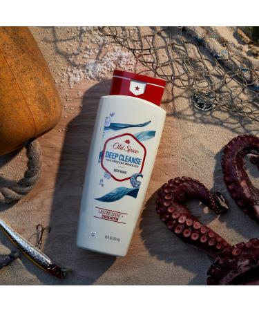 Old Spice Men's Body Wash Deep Cleanse with Deep Sea Minerals 30 oz - Pack of 4 - Buy Online on SooperMarket.com