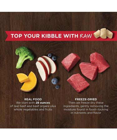 Instinct Raw Boost Mixers Freeze Dried Dog Food Topper - Grain Free Beef 14oz - Buy Online on SooperMarket.com