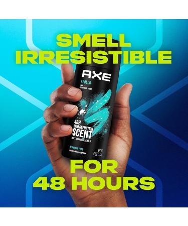 AXE Apollo Body Spray Deodorant for Men - Sage & Cedarwood Aluminum-Free Long-Lasting Odor Protection 4.0 oz - International Shipping Available - Buy Online on SooperMarket.com
