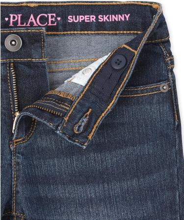 Children's Place Boys Stretch Straight Jeans 6X/7 - Dark Twilight Wash - Buy Online on SooperMarket.com