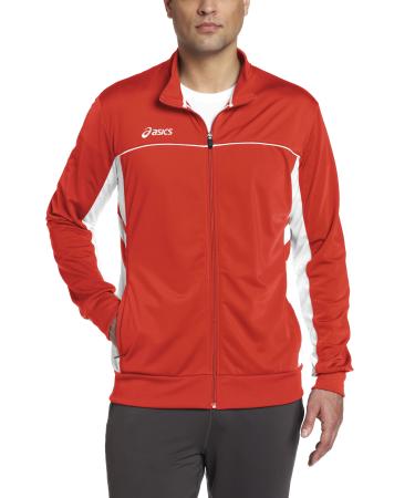 ASICS Men's Cabrillo Jacket X-Large Red/White